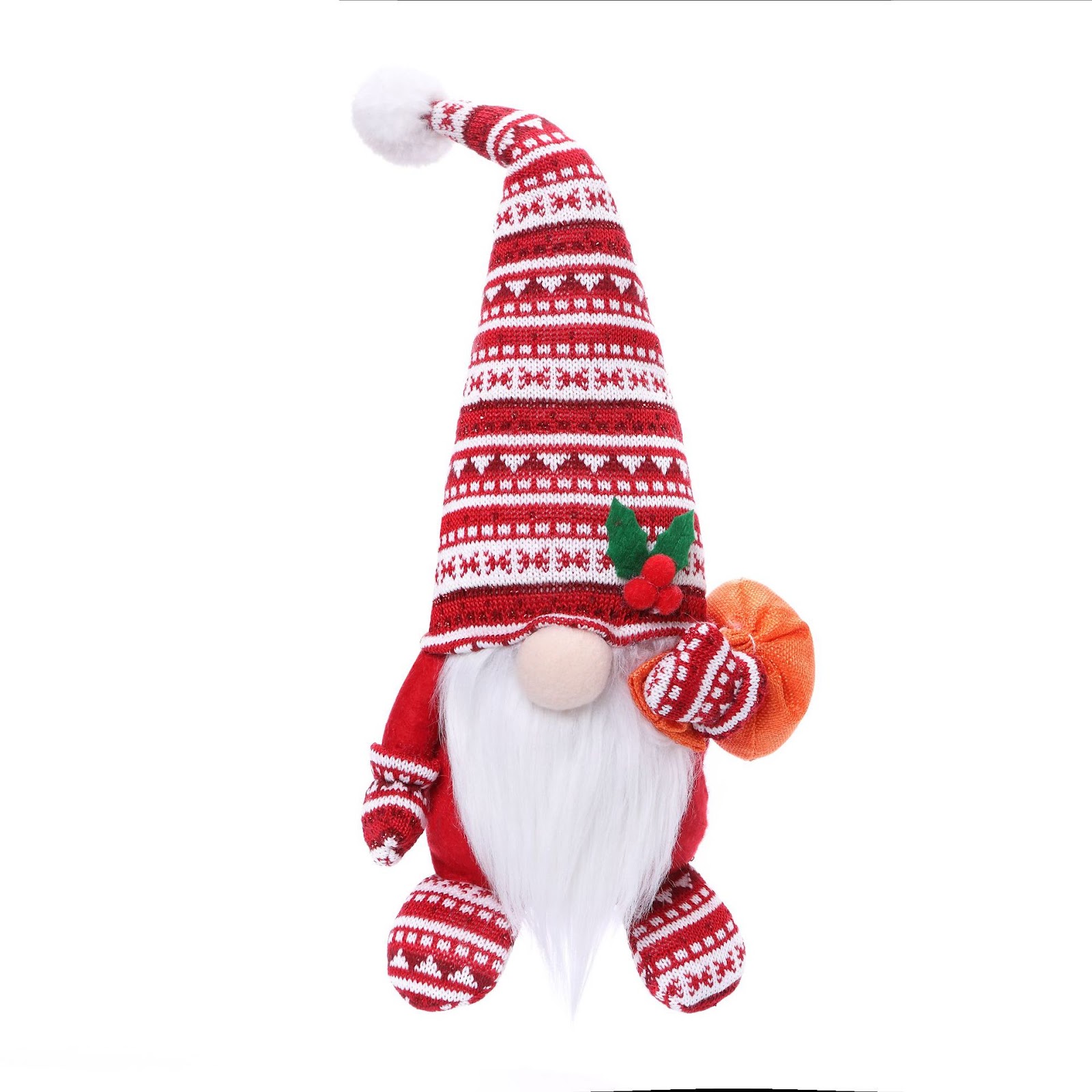 Christmas gift bag with elf motif