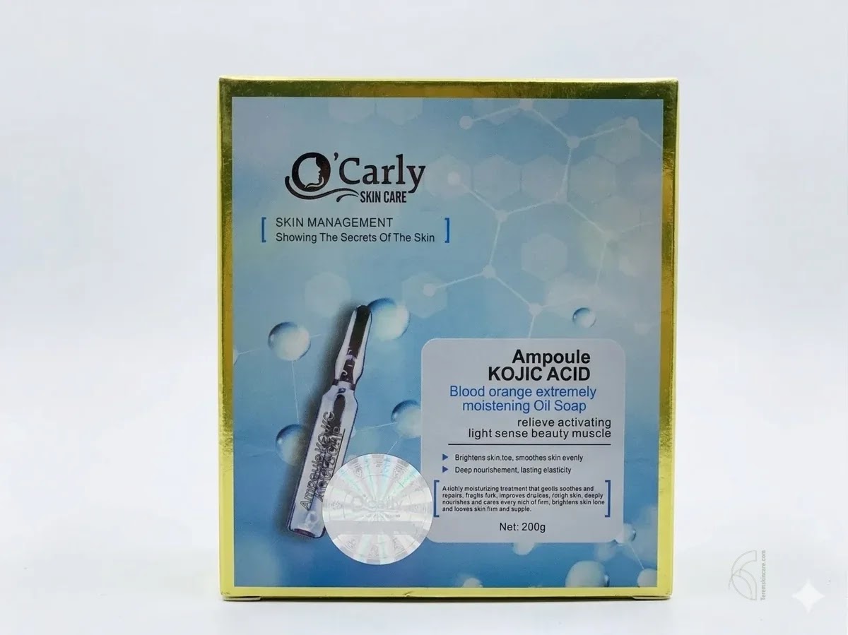 O'Carly Ampoule Kojic Acid Blood Orange Extremely Moistening Oil Soap