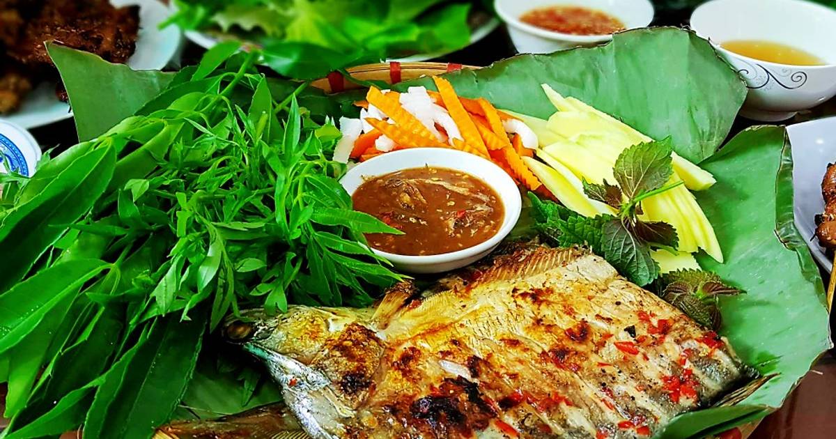 Cá thác lác nướng muối ớt