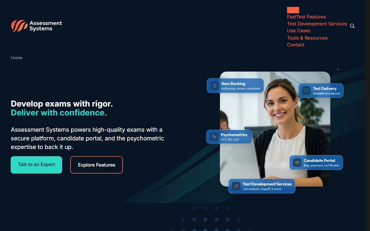 Captura de assess.com
