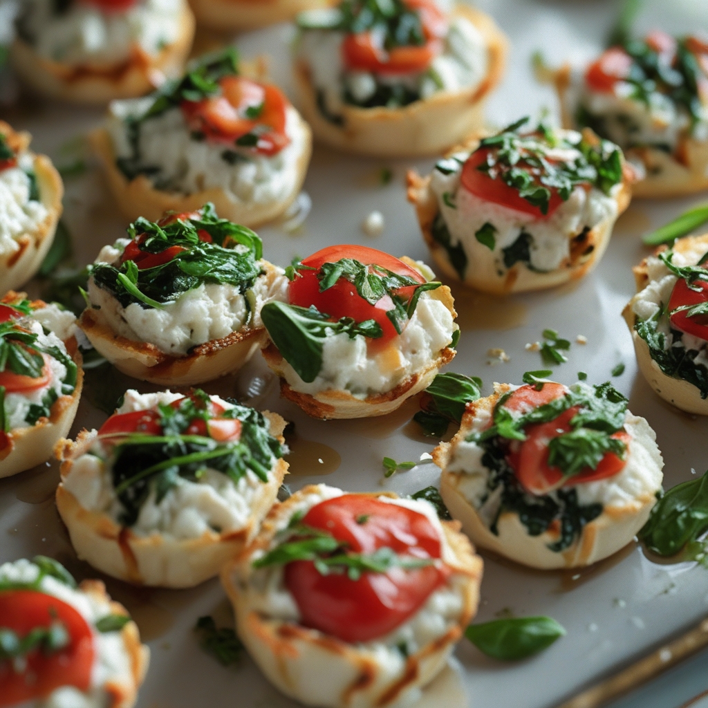 20-Minute Spinach Ricotta Bites Recipe – Irresistibly Easy Appetizer to Impress finished