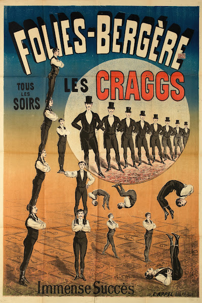 Folies Bergere Tous Les Soirs Les Craggs Immense Succès 1887