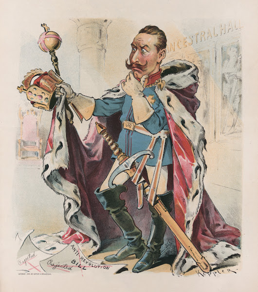 A puzzled kaiser 1895