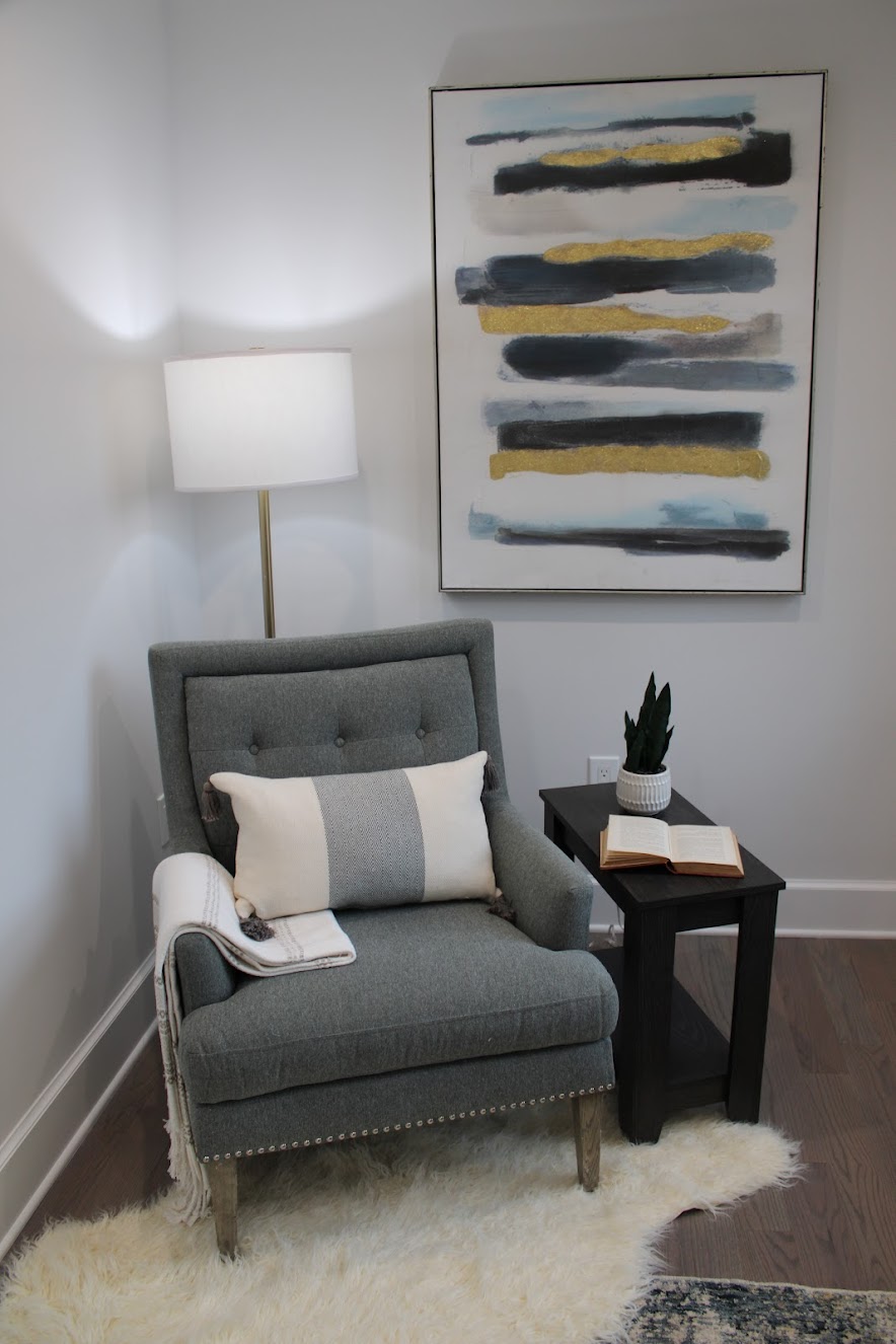 Staged interior detail