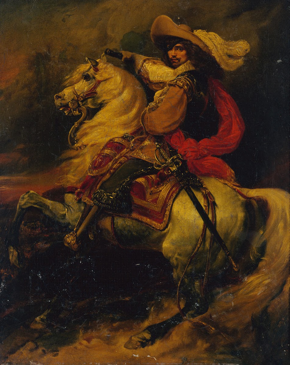 Portrait équestre de Josias Comte de Rantzau 1609 1650 maréchal de France 1834