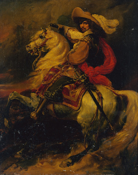 Portrait équestre de Josias Comte de Rantzau 1609 1650 maréchal de France 1834