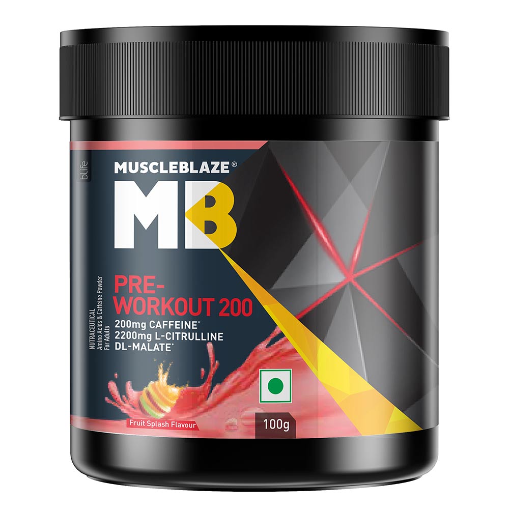 PRE Workout 200 — Fruit Splash, 0.22 lb