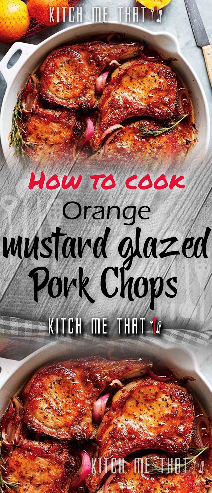 Orange-Mustard Glazed Pork Chops