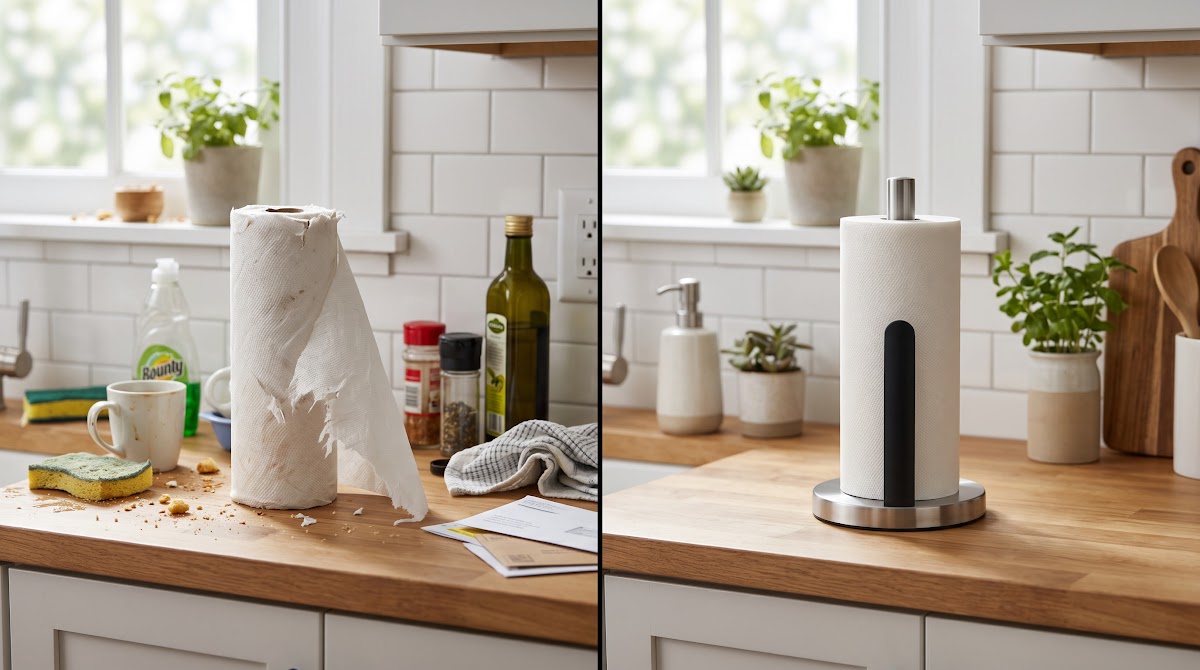 Best Paper Towel Holders for Kitchens (2026) - BEFORE-AFTER / FINAL VERDICT