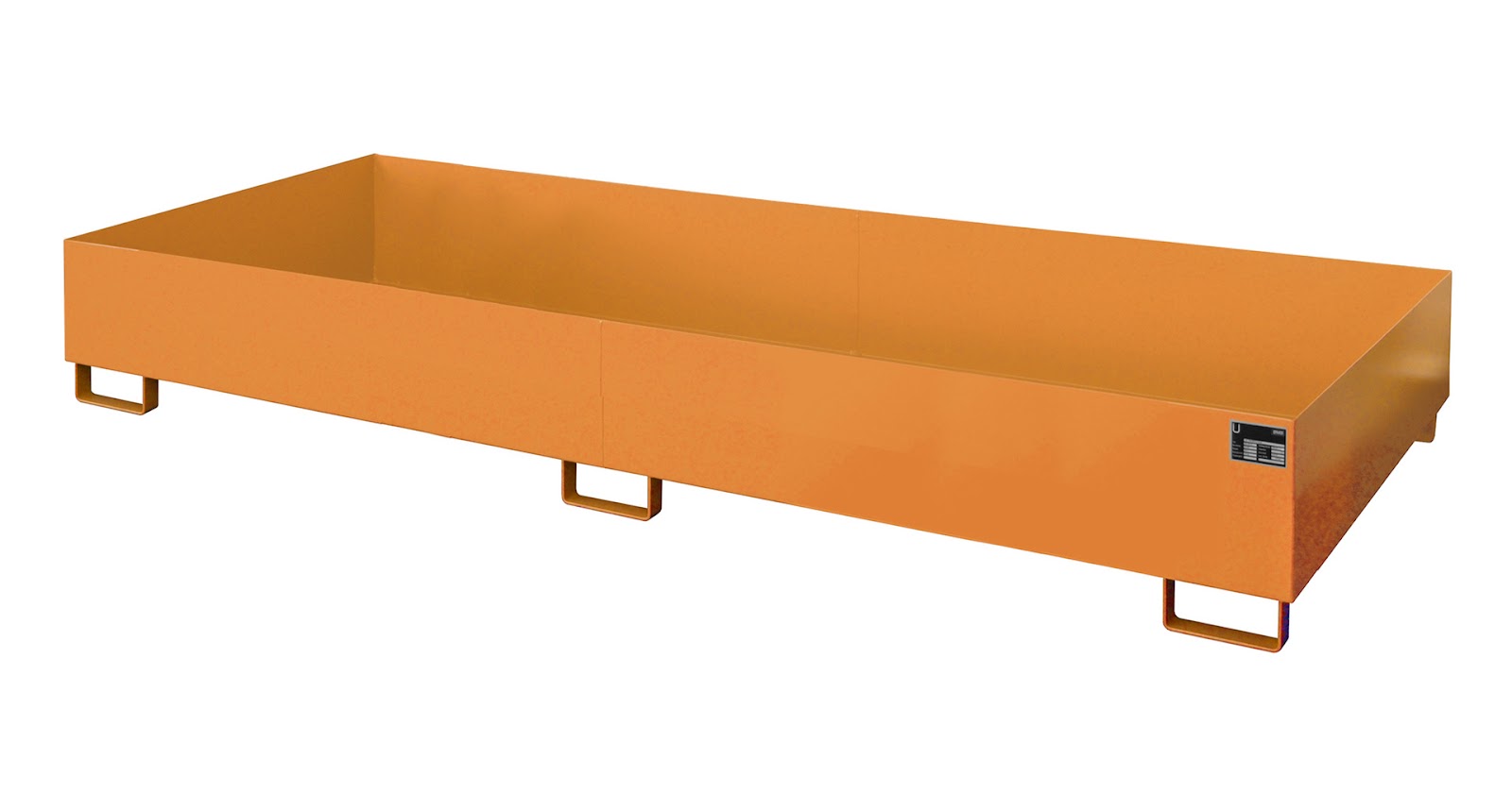 Stellingopvangbak RW 3300-2, gelakt, Geeloranje