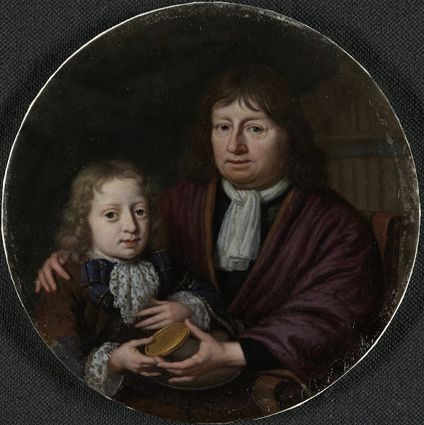 Double Portrait of Isaac Pontanus and Hendrik van Beek 1689