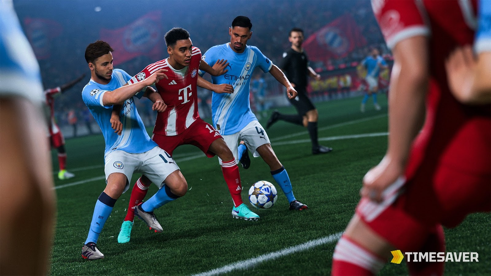 EA Sports FC 26 competitive match — high-pressure FUT Champions style gameplay that decides your Weekend League rank