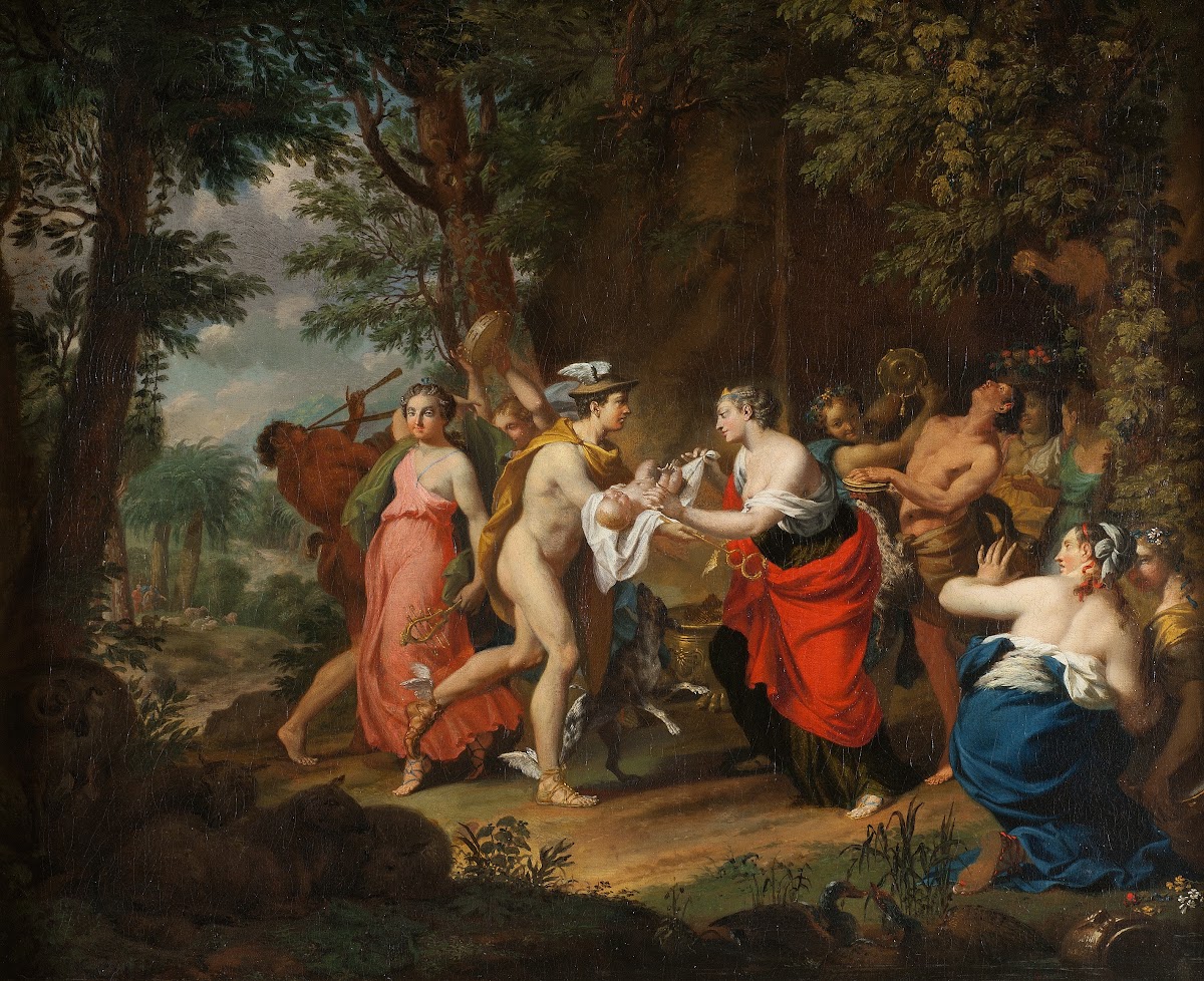 Mercury Confiding the Child Bacchus to the Nymphs on Nysa 18th century