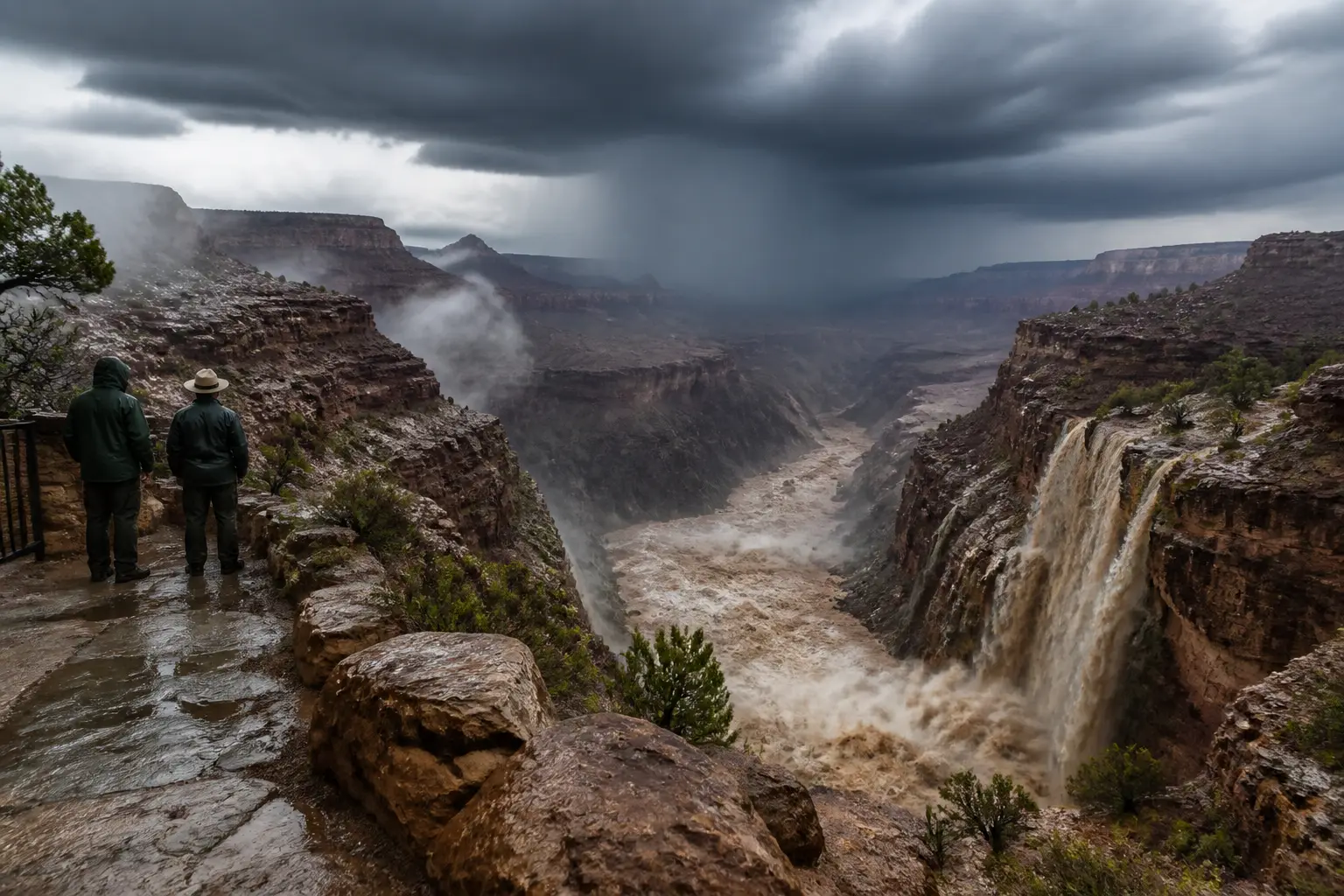 Editorial image for Grand Canyon faces more storms after flash flood leaves one dead, 15 missing
