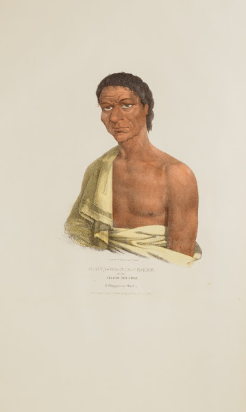 OHYA WA NIM CE KEE or the Yellow Thunder A Chippeway Chief 1835
