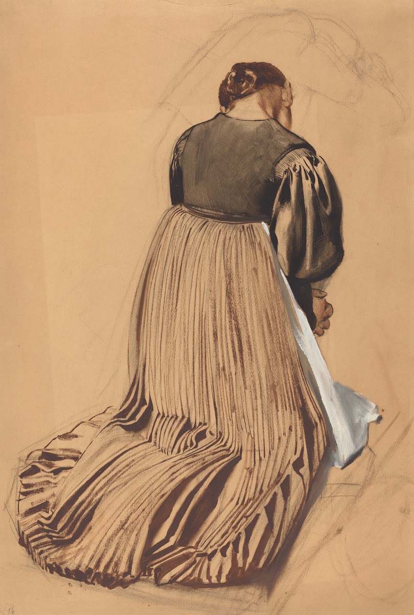 Kneeling Woman From Behind C 1909