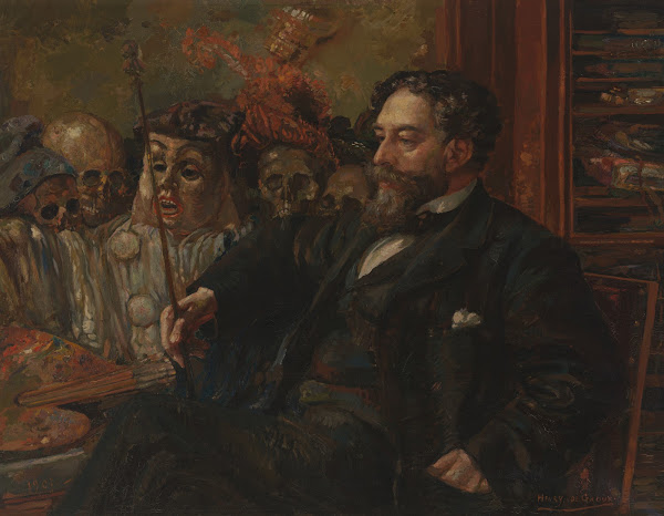 Portret van James Ensor 1907