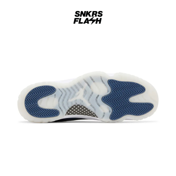 NIKE AIR JORDAN 11 RETRO LOW WHITE DIFFUSED BLUE - Size 45.5