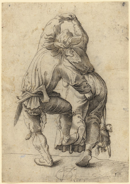 Dancing Peasant Couple 1525