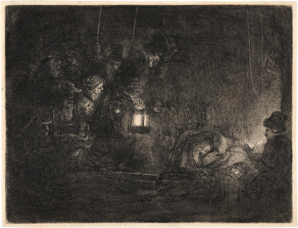 The Adoration of the Shepherds A Night Piece circa 1657