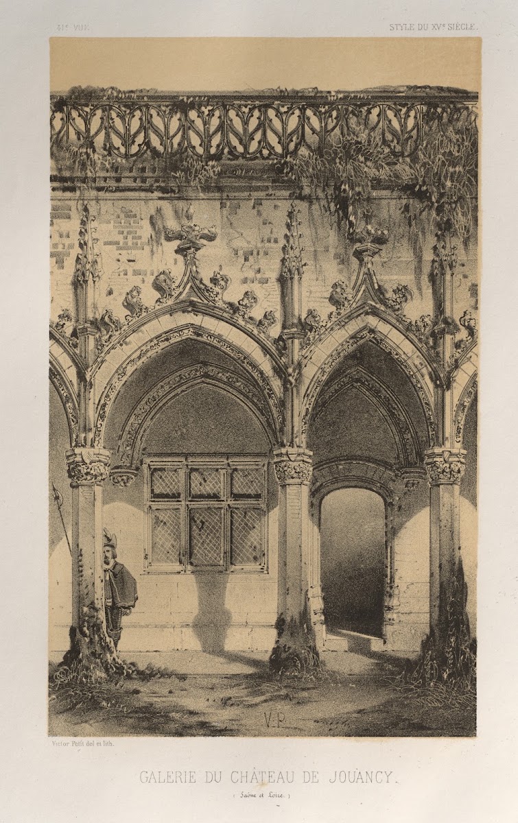 Galerie Du Château De Jouancy Saone et Loire 1860