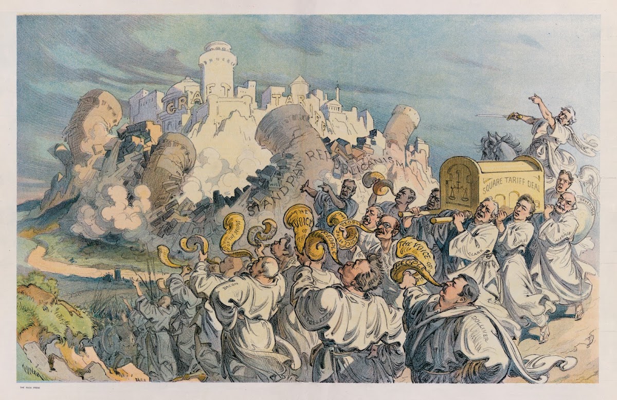 The walls of Jericho 1910