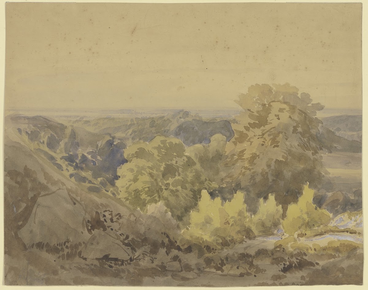 Autumn landscape near the Taunus