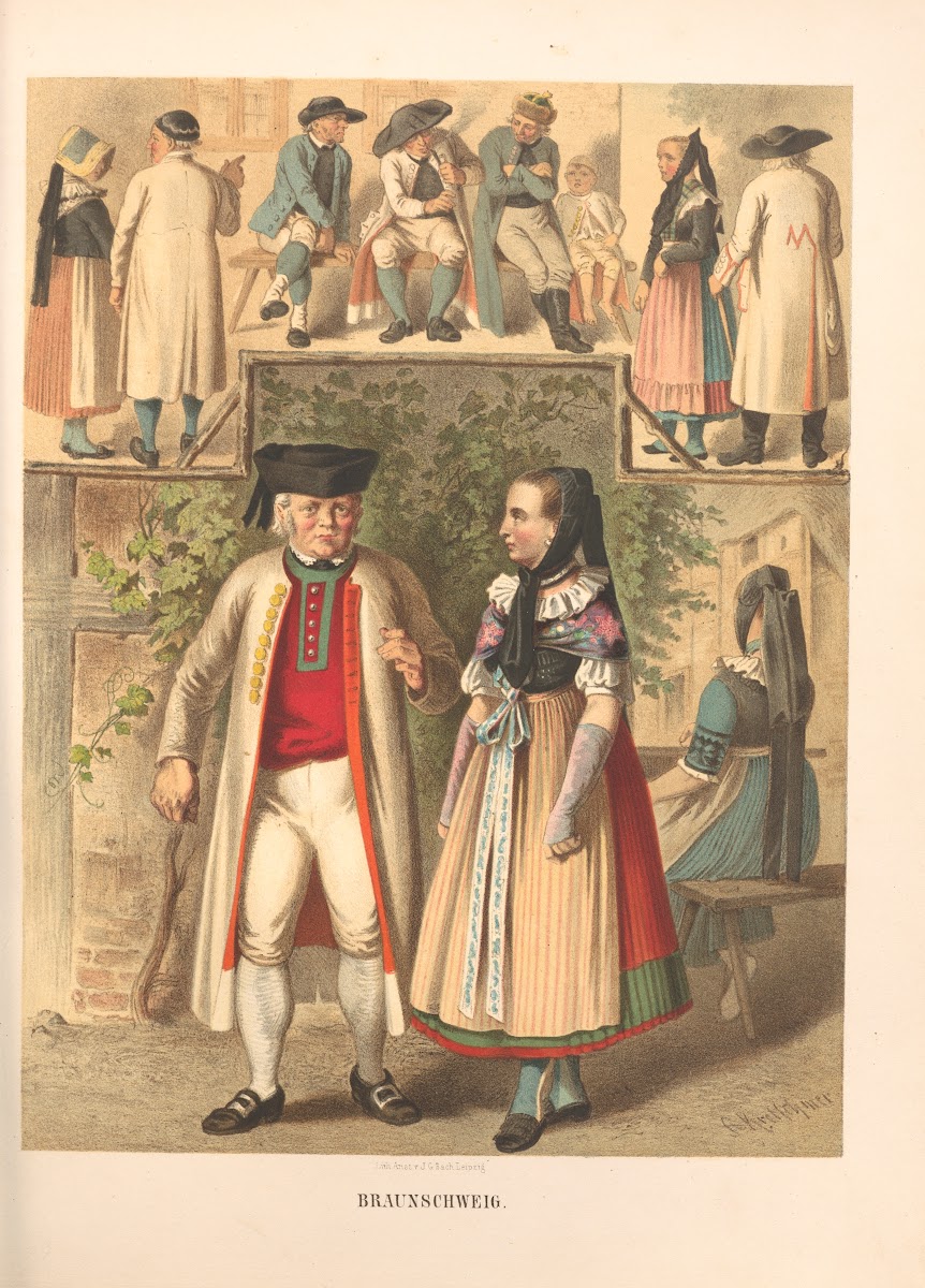 Deutsche Volkstrachten Pl30 1870