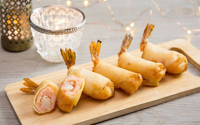 Chả Giò Tôm Cay