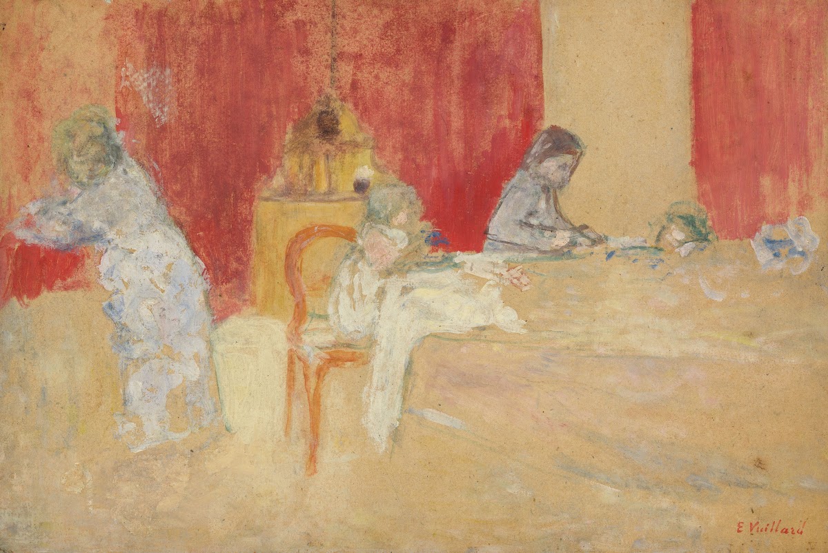 Les Enfants Roussel à table 1902