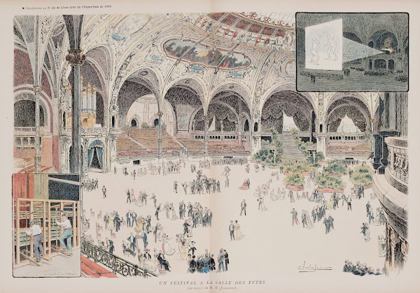Un Festival A La Salle Des Fetes 1900