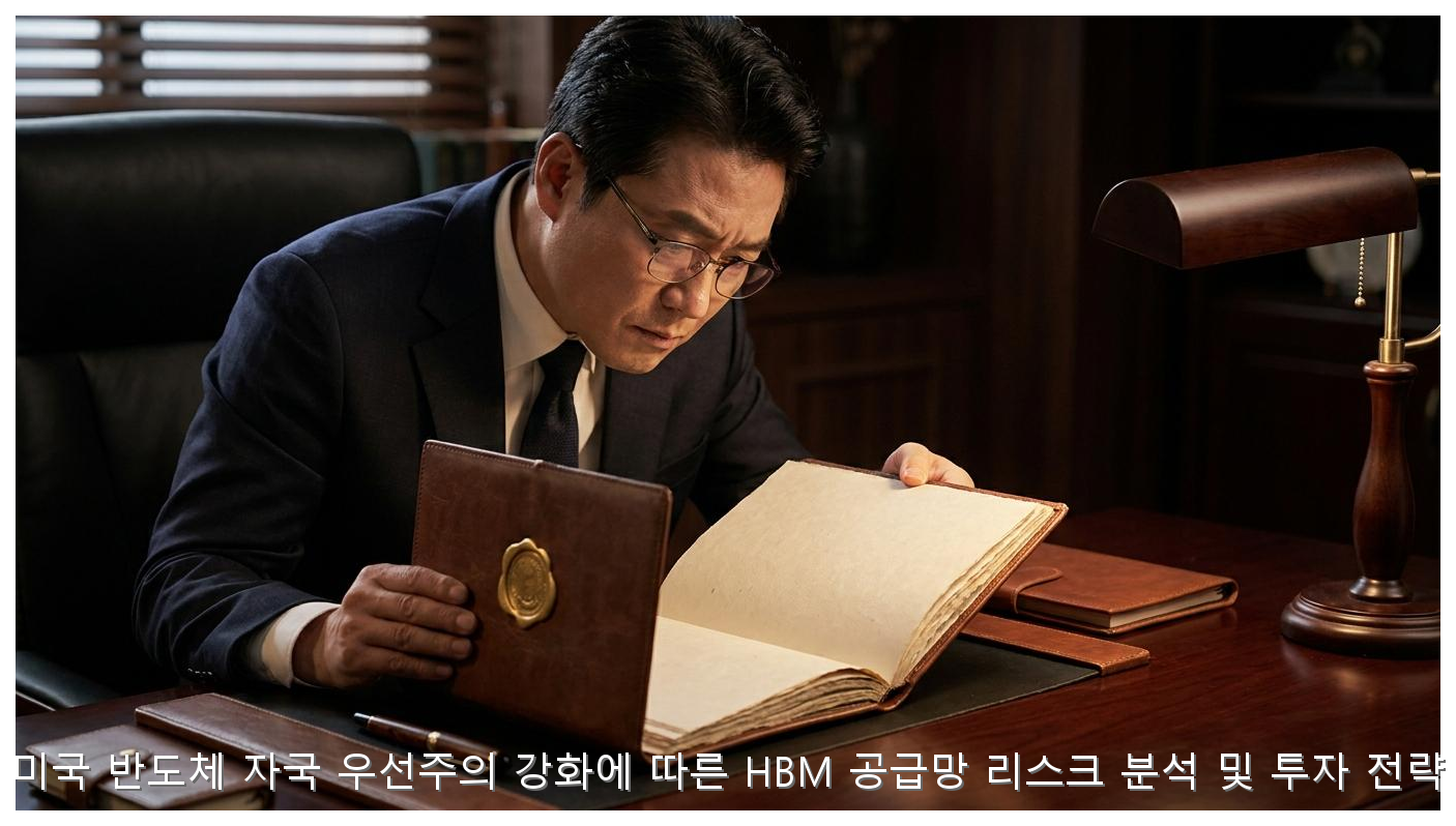 미국 반도체 자국 우선주의 강화에 따른 HBM 공급망 리스크 분석 및 투자 전략 핵심 안내 및 분석 인포그래픽 (2)