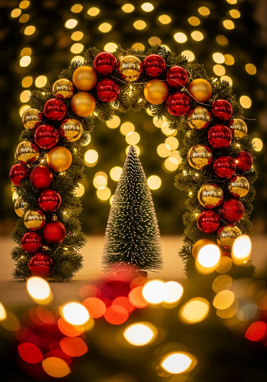 Christmas Window Arch Ornaments