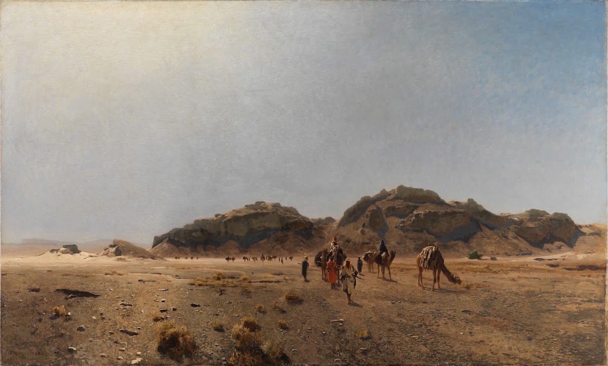 In Der WüSte Araba 1882