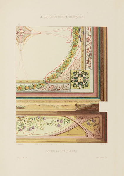 Plafond de café moderne 1910