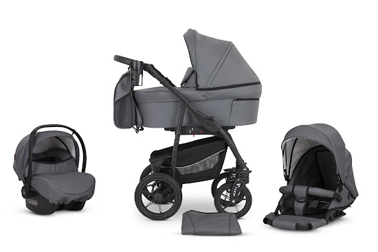 Коляска 3 в 1 Verdi Sonic Comfort 11 Grey skin