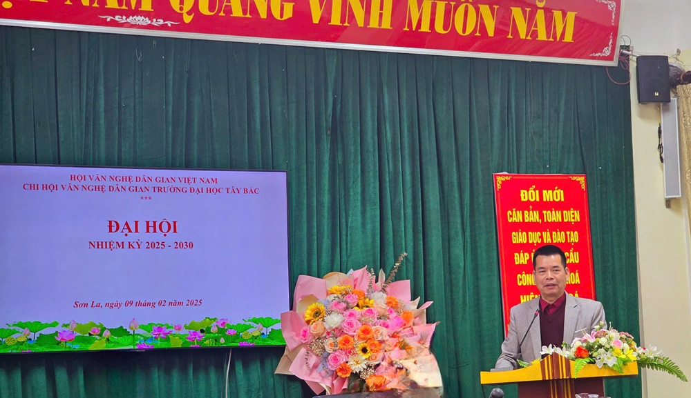 Đại hội Chi hội Văn nghệ dân gian Trường Đại học Tây Bắc nhiệm kì 2025 - 2030