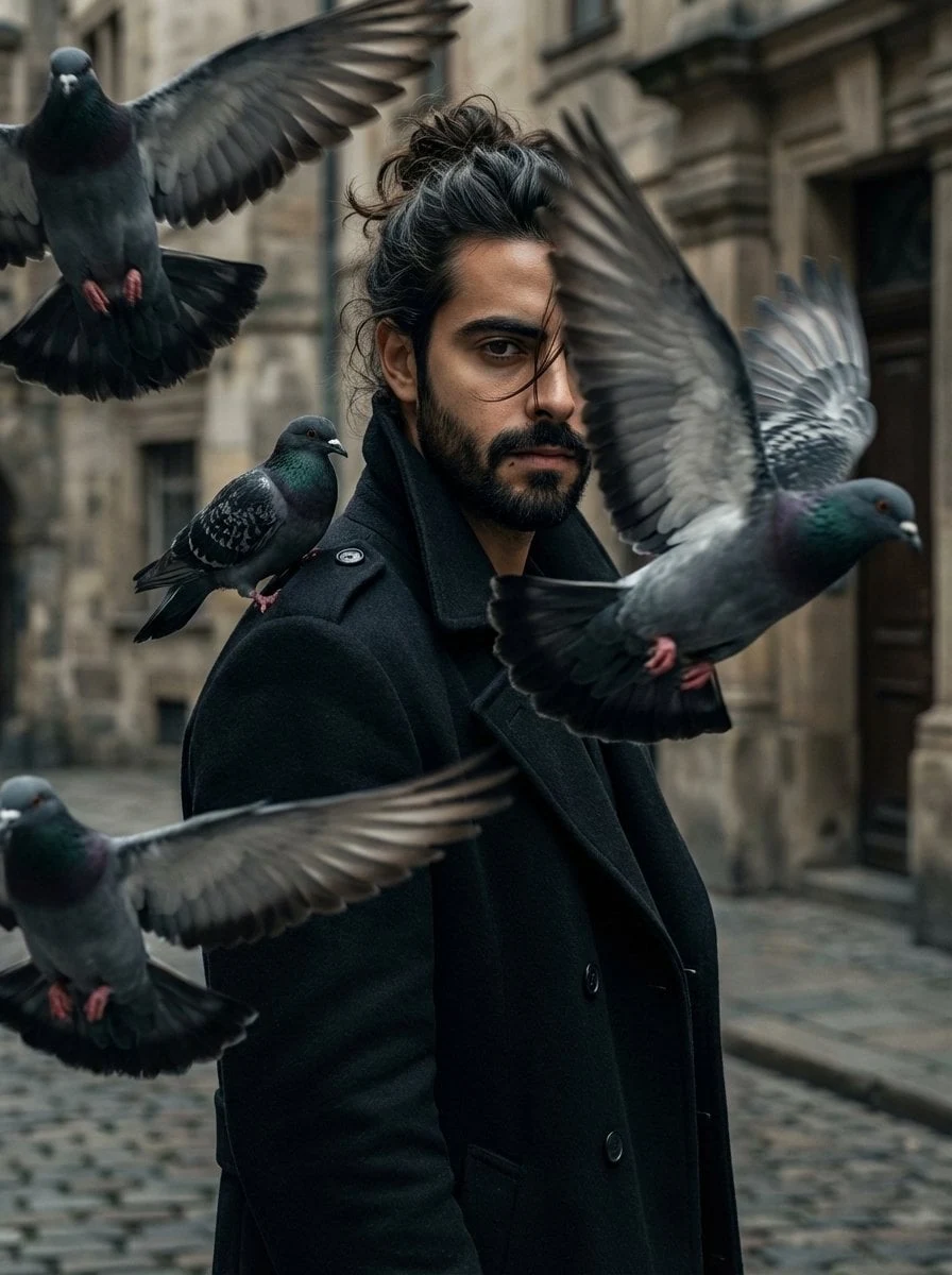 48k Hiperrealista, Retrato cinematográfico de un joven (manteniendo los rasgos faciales sin cambios respecto a la imagen subida),...