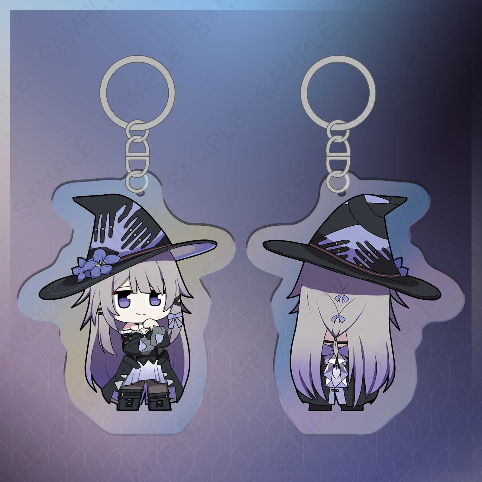 The Herta Iridescent Keychain by Marin Liekuriva