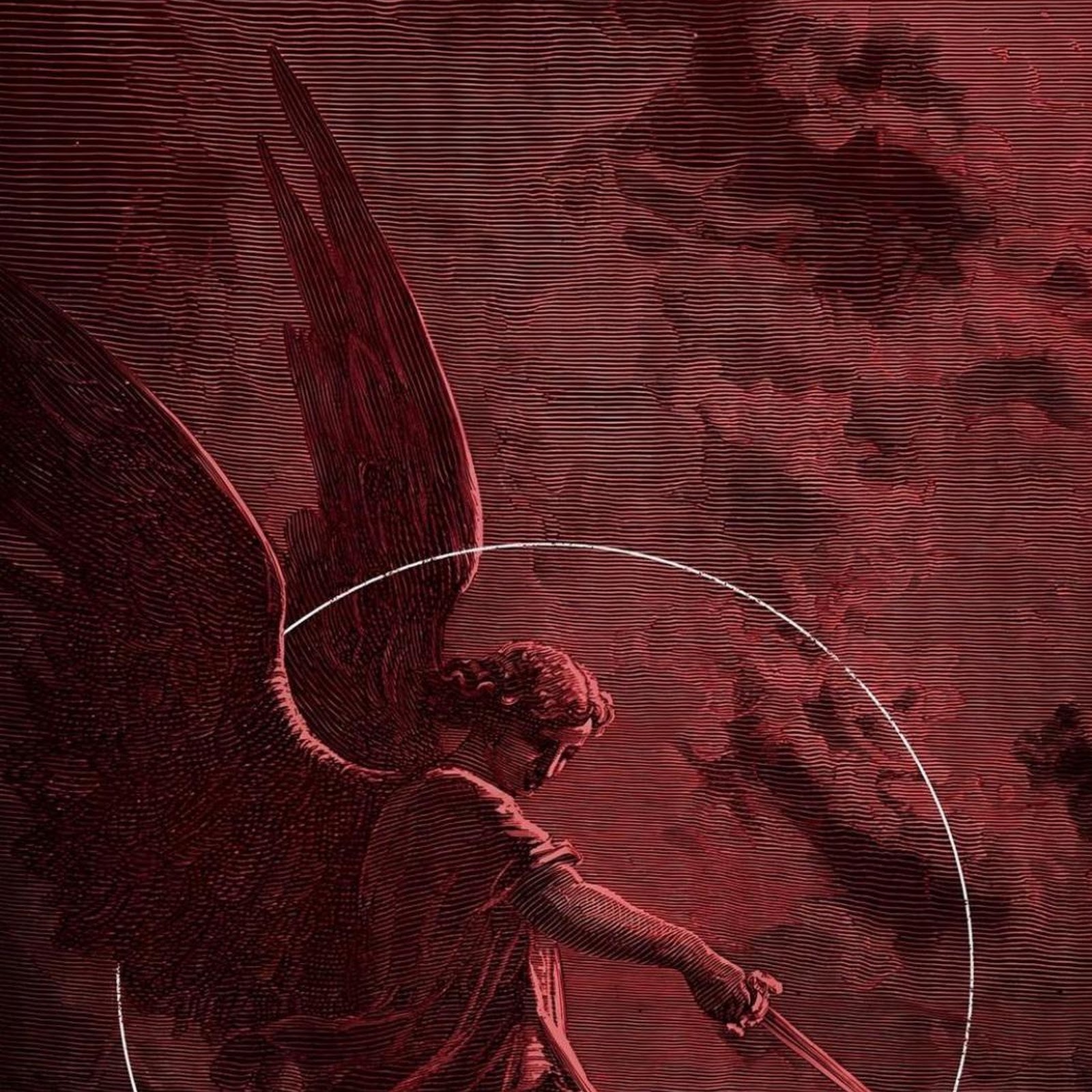 Download Dark Angel Holding A Sword Full HD iPhone