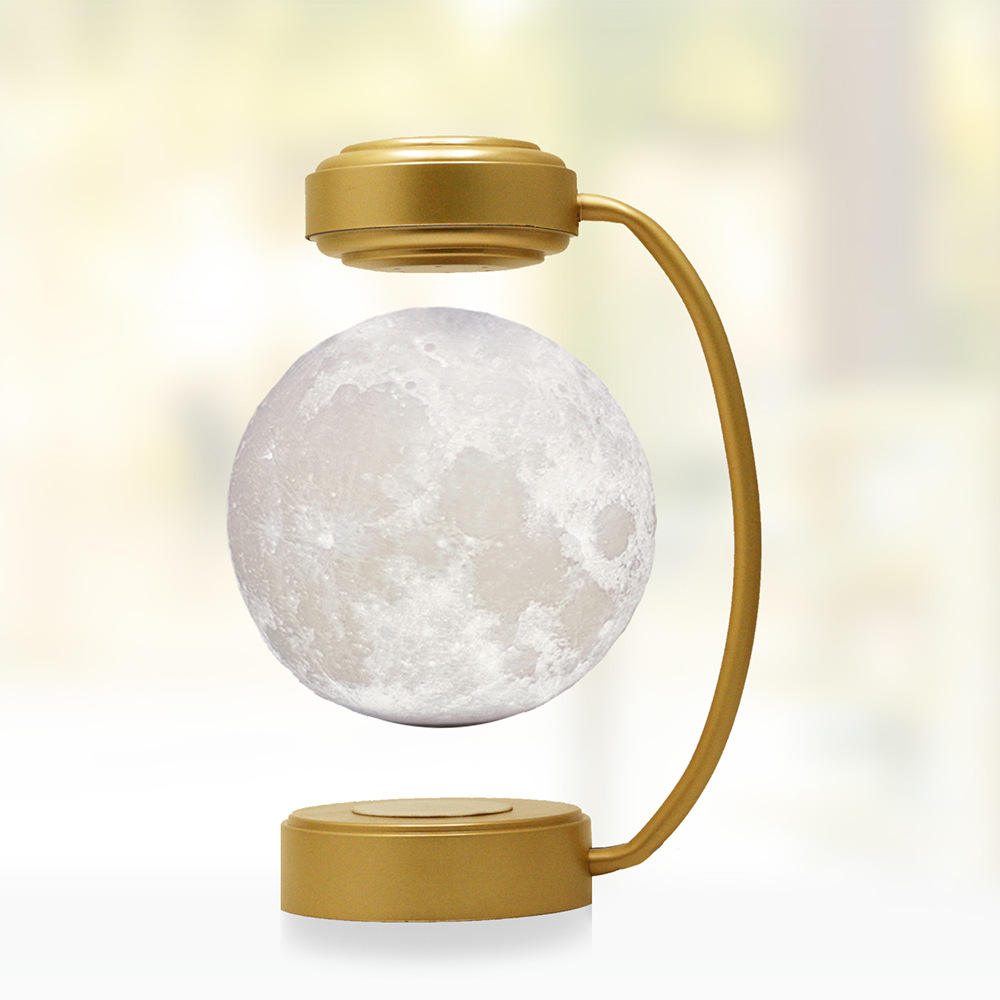Magnetische Schwebeleuchte Mond mit LED