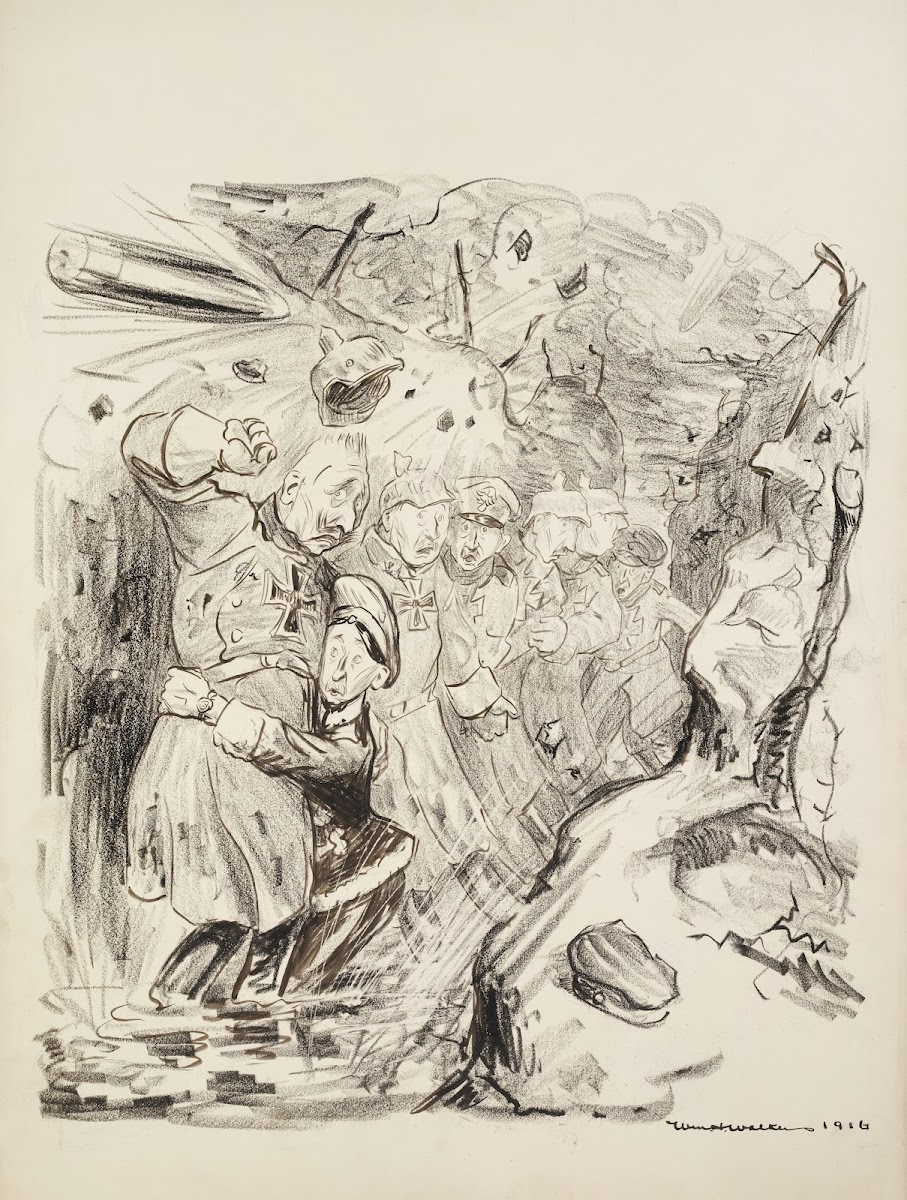 The ways to stop the war Put him and his six sons in the trenches 1917