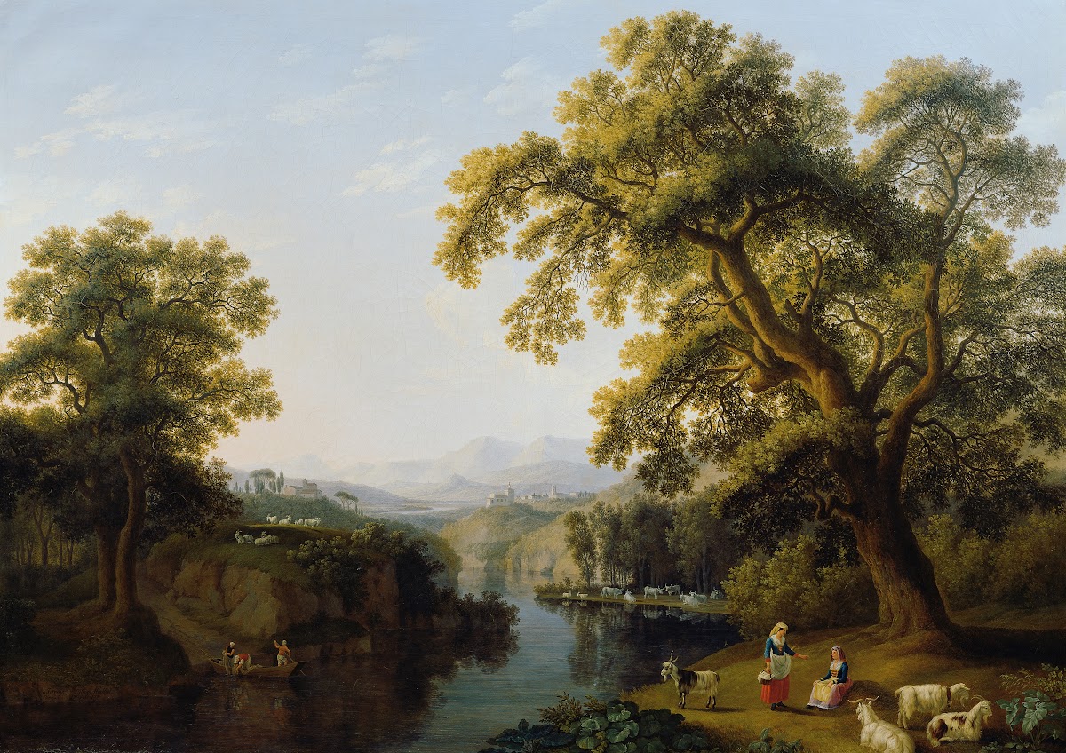Flusstal von Isernia bei Neapel 1791