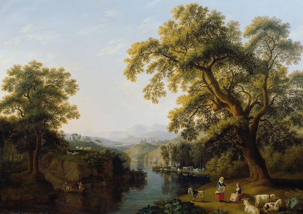 Flusstal von Isernia bei Neapel 1791