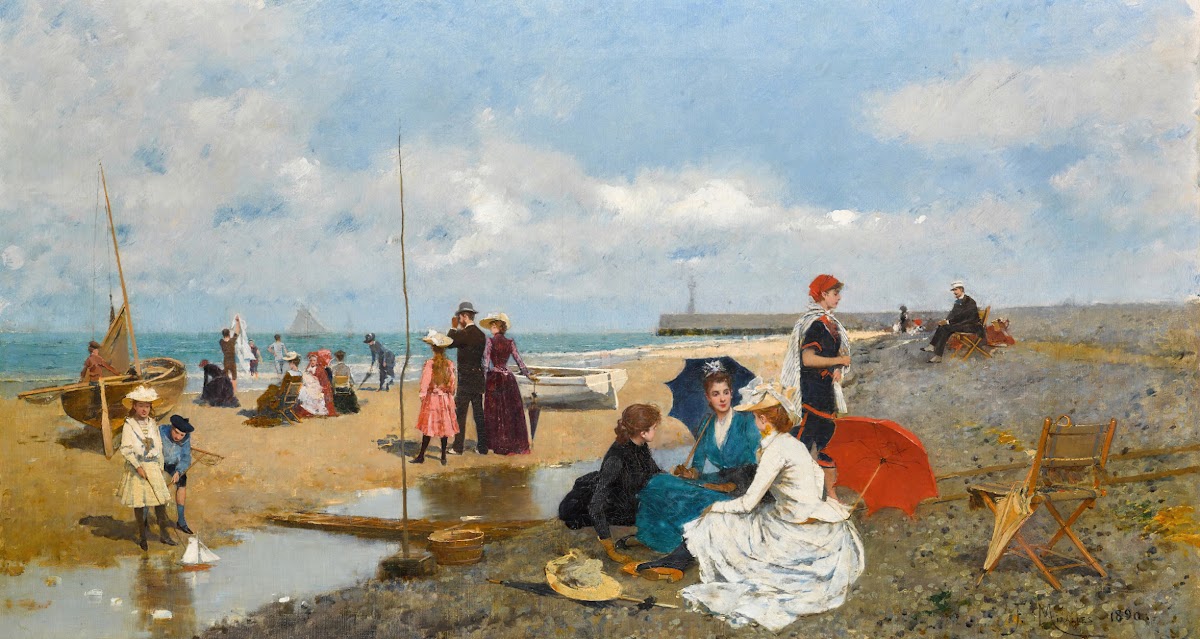 Tarde en la Playa An Afternoon on the Beach 1890