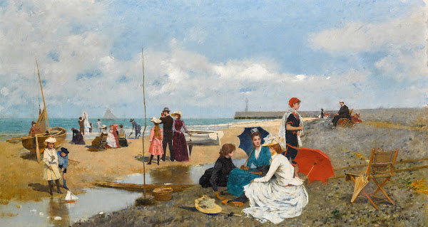Tarde en la Playa An Afternoon on the Beach 1890