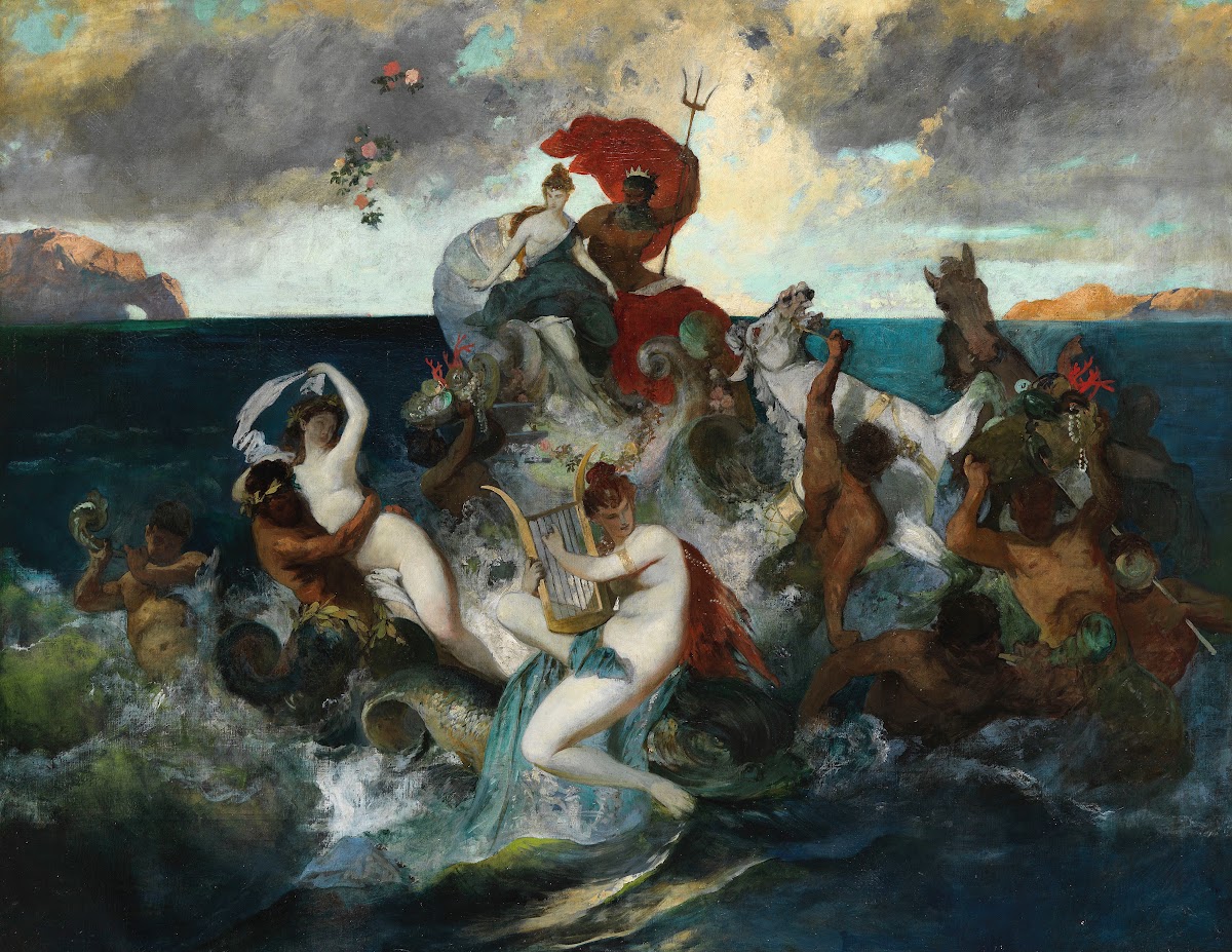 Wedding procession of Neptune and Amphitrite 1874