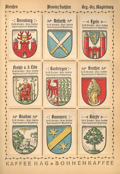 Deutsche Ortswappen German municipal coats of arms Pl14 1925