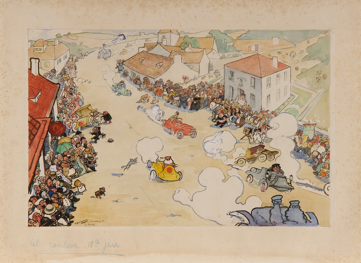 Le Passage de la course before 1902