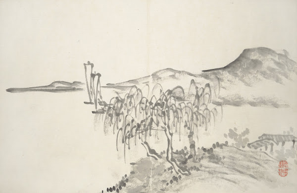 Album of Fifteen Ink Paintings Pl02 1850